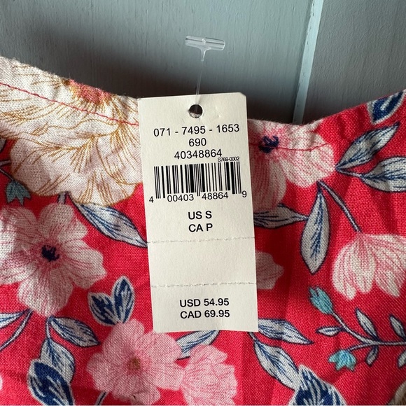 NWT Aerie Pink and Orange Spaghetti Strap Sundress - Picture 3 of 9